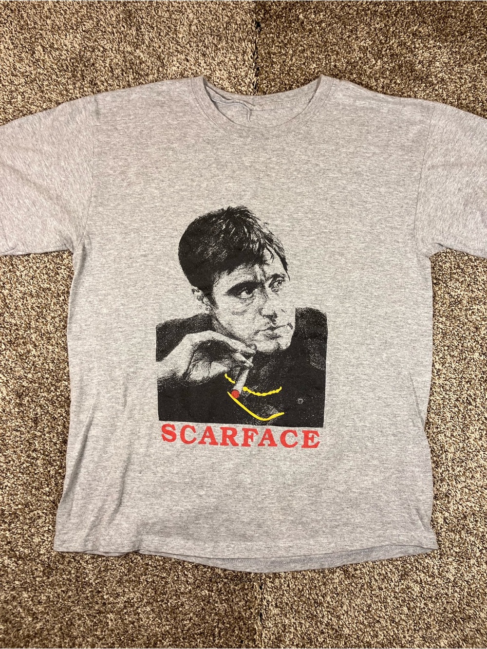 Scarface Graphic Short Sleeve Tee - Gray